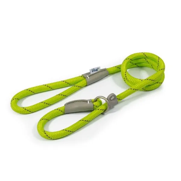 Ancol Viva Lime Poly-Weave Rope Slip Dog Lead