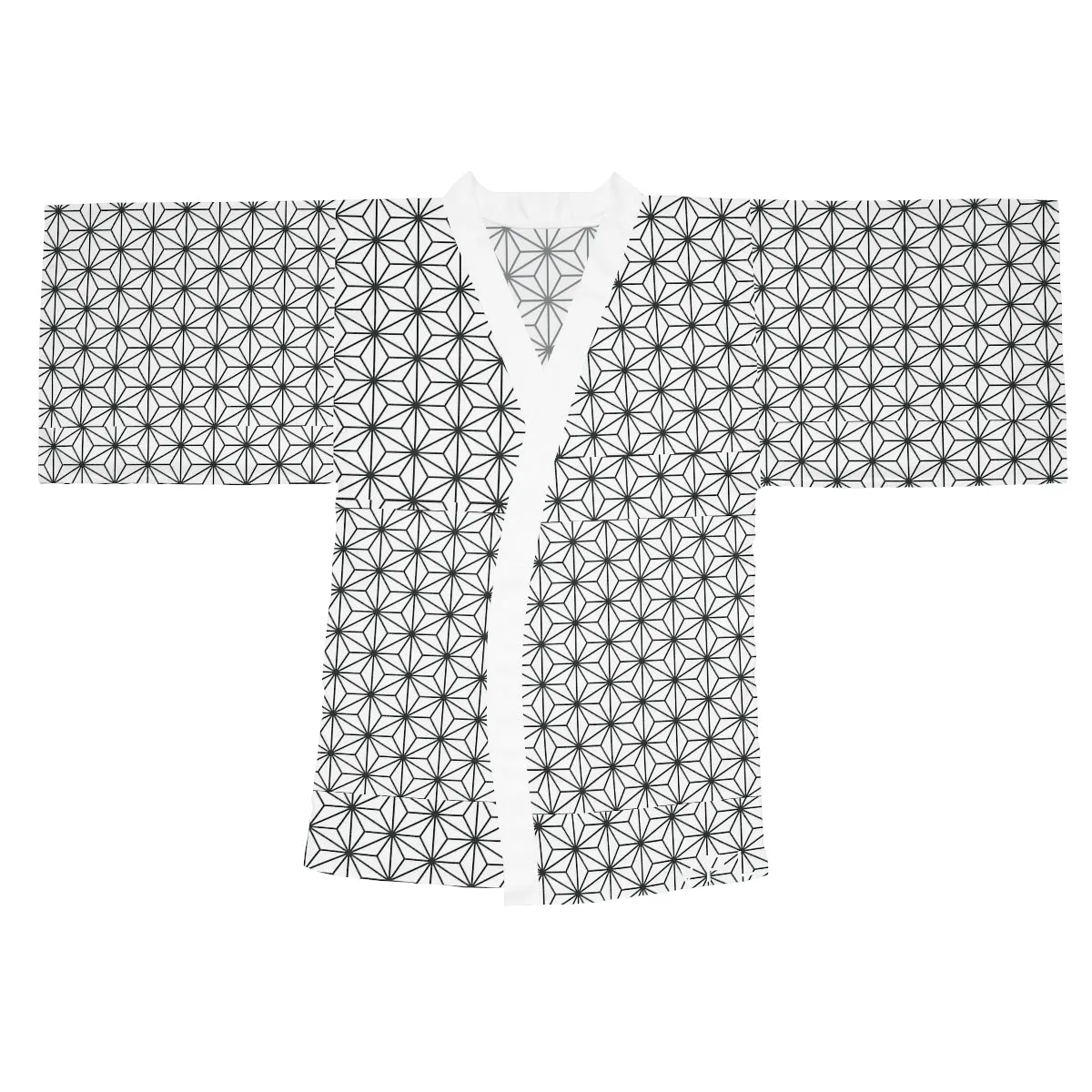 Asanoha Long Sleeve Kimono Robe