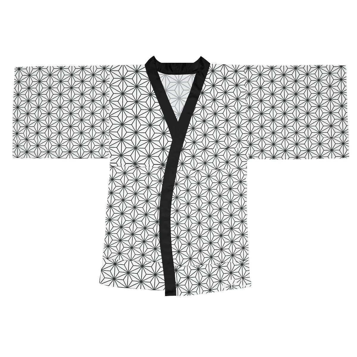 Asanoha Long Sleeve Kimono Robe