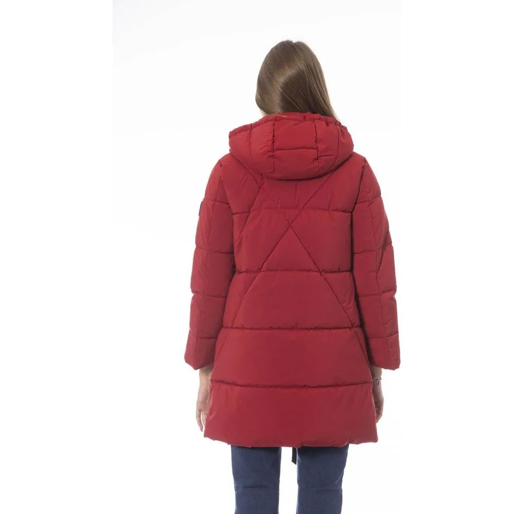 Baldinini Trend Red Polyester Women Jacket