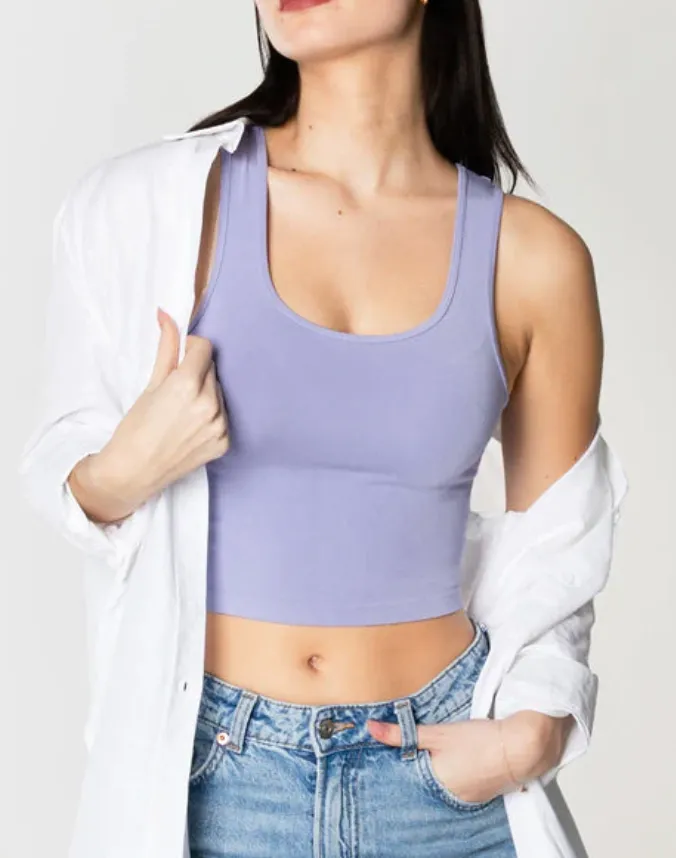 Bamboo Cropped Tank