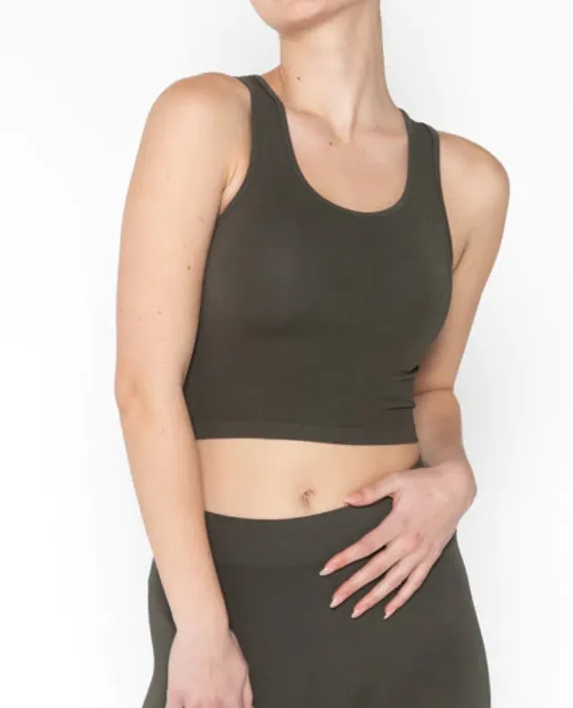 Bamboo Cropped Tank