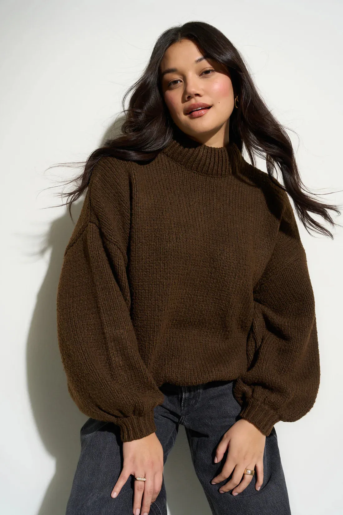 bellamy chunky knit pullover