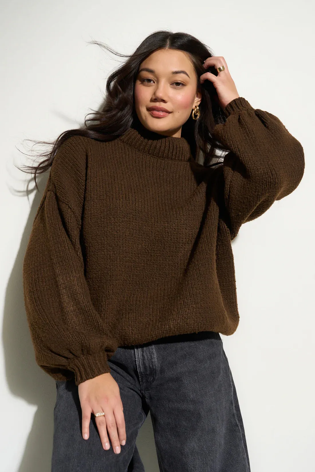 bellamy chunky knit pullover