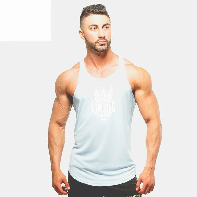 Bodybuilding Men Summer Fitness bodybuilding Hooded Tank Top fashion mens Crossfit clothing Loose breathable sleeveless shirts