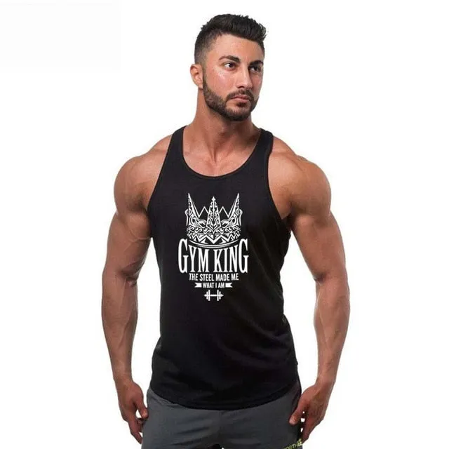 Bodybuilding Men Summer Fitness bodybuilding Hooded Tank Top fashion mens Crossfit clothing Loose breathable sleeveless shirts