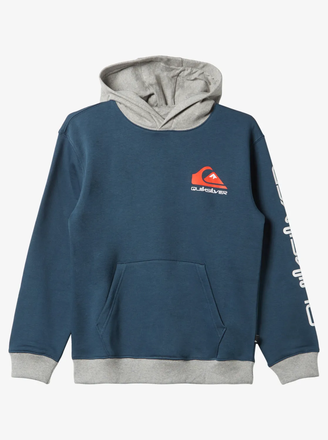 Boys 8-16 Omni Logo Block Hood Pullover Sweatshirt - Midnight Navy