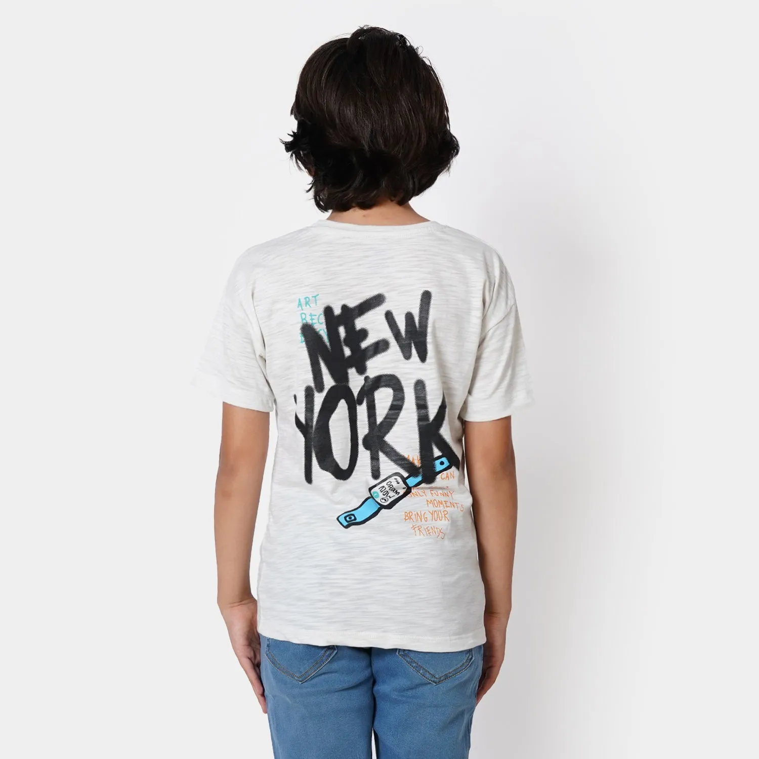 Boys T-Shirt New York Finger Artist