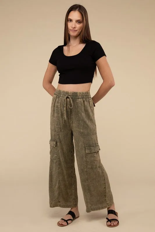 Cargo Pants with Elastic Waist *Online Only*