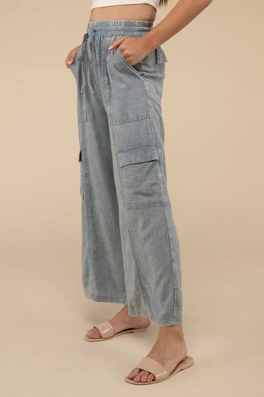 Cargo Pants with Elastic Waist *Online Only*