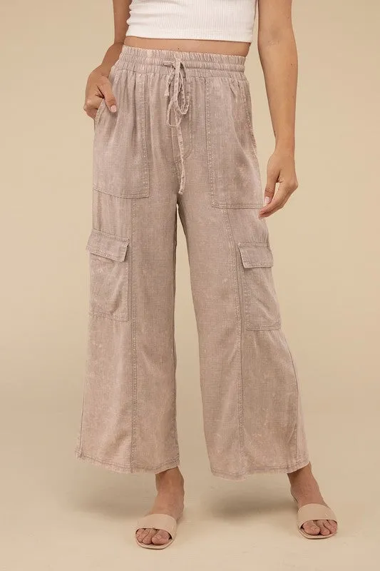 Cargo Pants with Elastic Waist *Online Only*