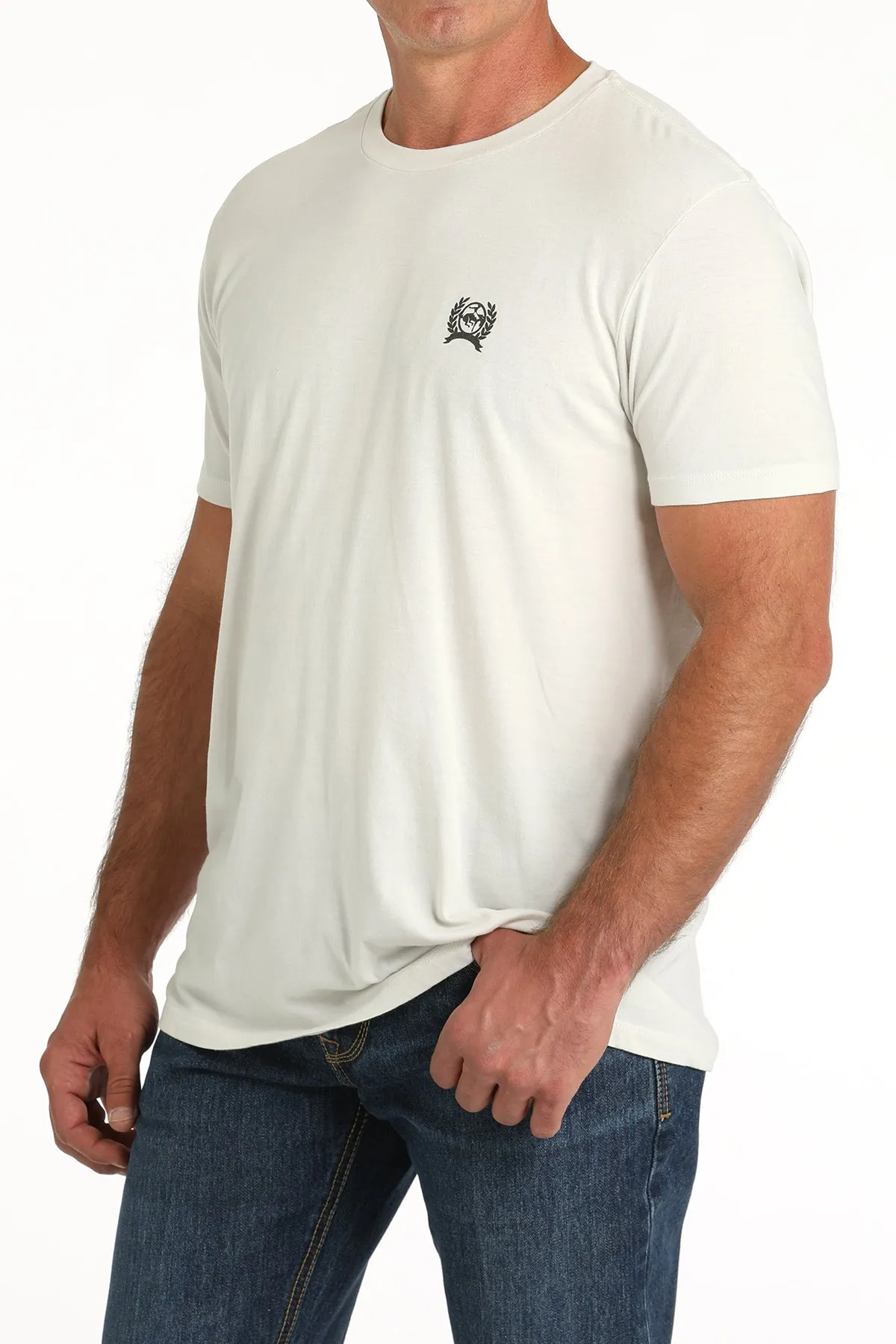 Cinch Men's White Rifle Club Tee