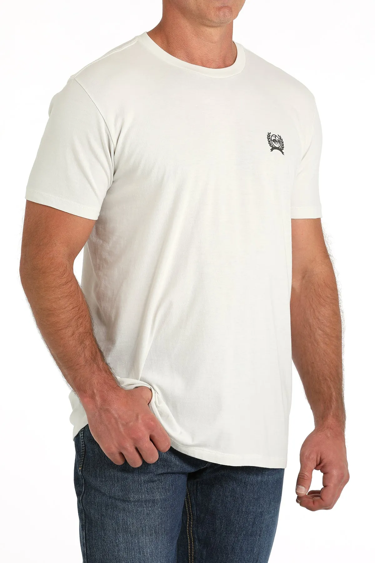 Cinch Men's White Rifle Club Tee