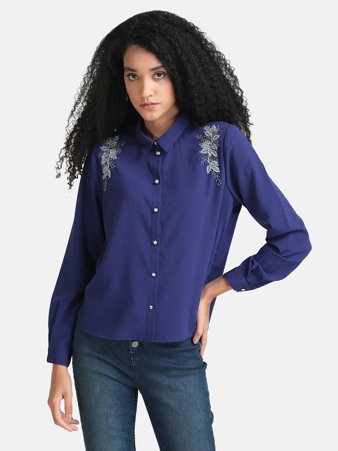 Classic Shirt With Embellishment