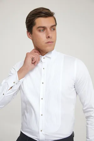 D's Damat White Stylish Design White Shirt