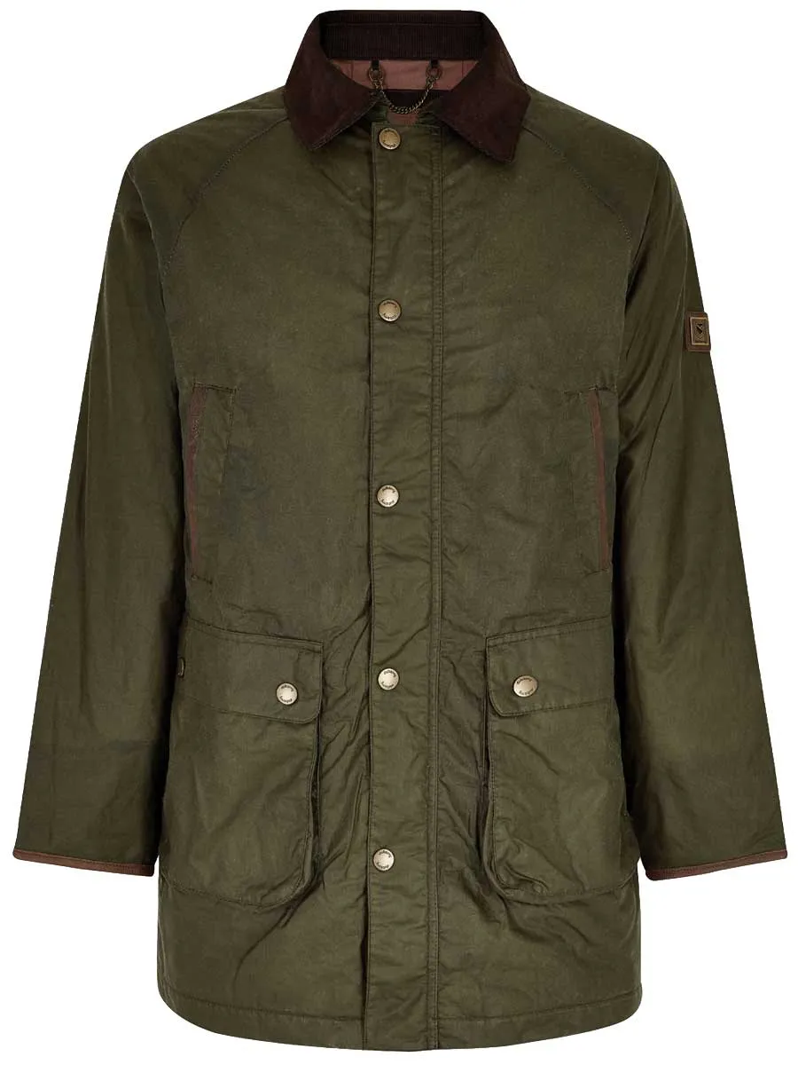 DUBARRY Brunswick Wax Jacket - Mens - Pine