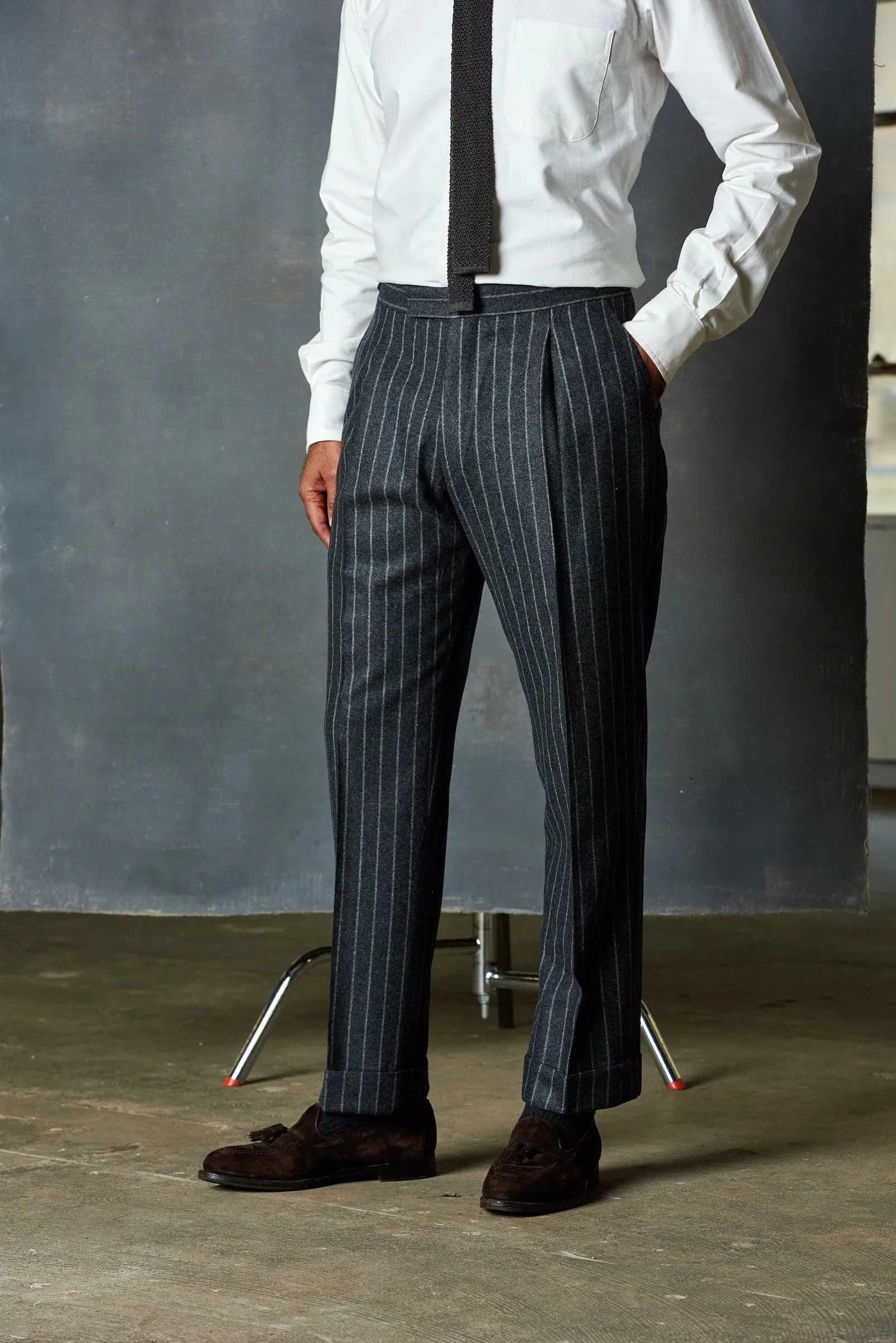 Flannel Chalkstripe Suit