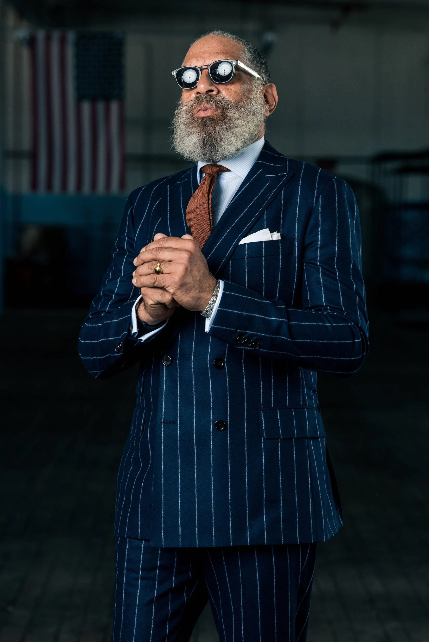 Flannel Chalkstripe Suit