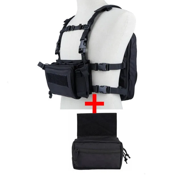 Flat Pack D3 Chest Rig Hydration Backpack Set