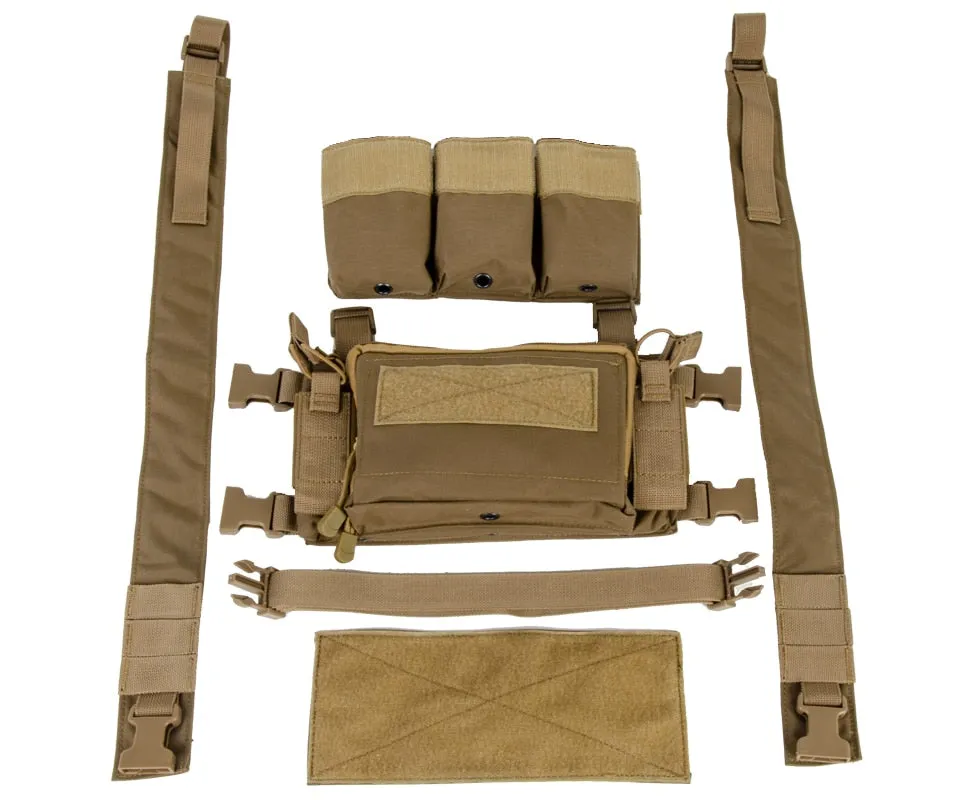 Flat Pack D3 Chest Rig Hydration Backpack Set