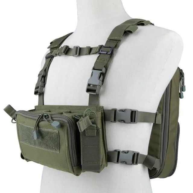 Flat Pack D3 Chest Rig Hydration Backpack Set