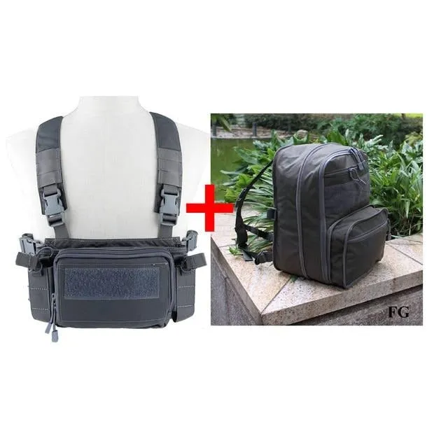 Flat Pack D3 Chest Rig Hydration Backpack Set