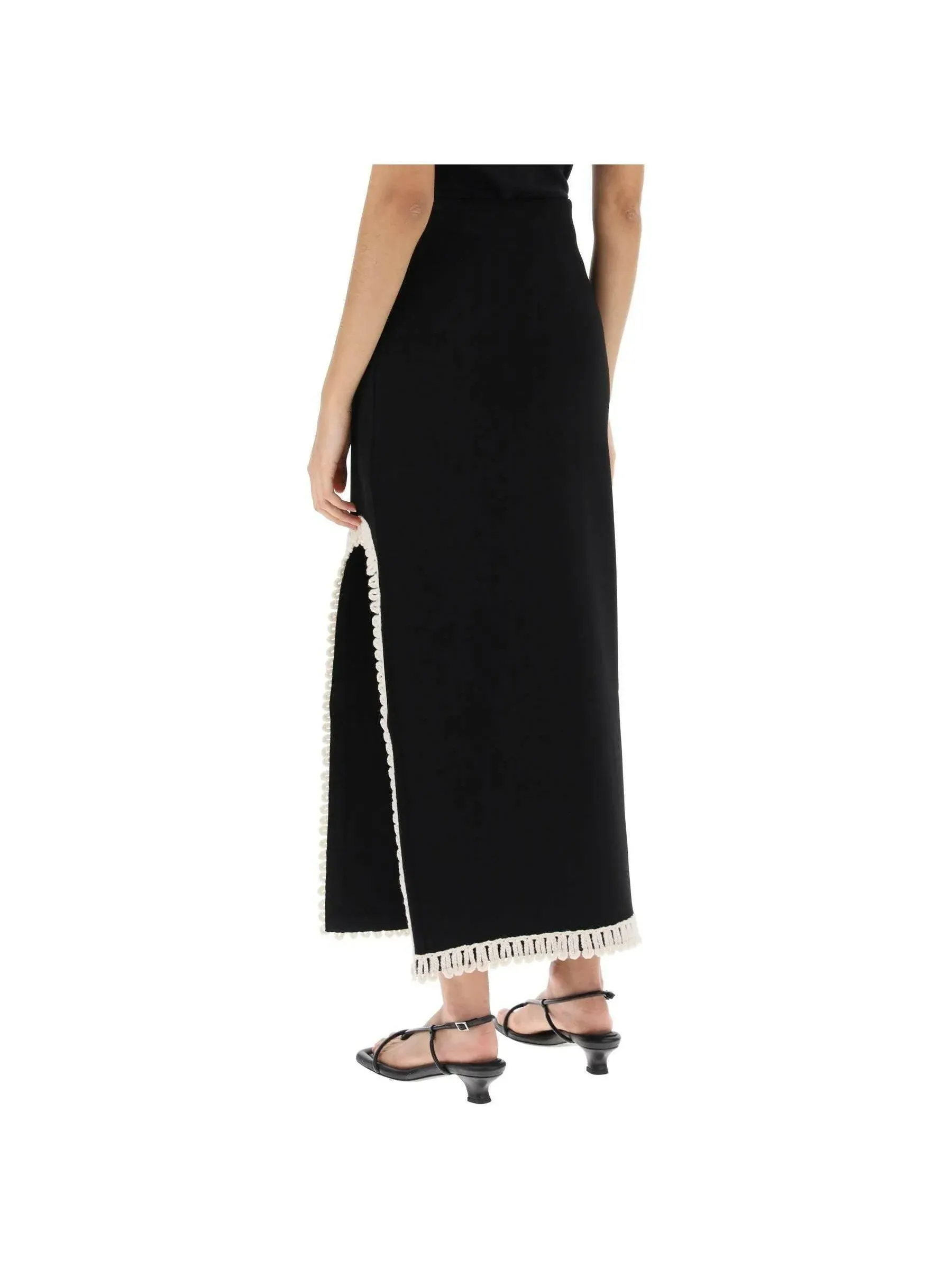 Gabie Fringed Maxi Skirt