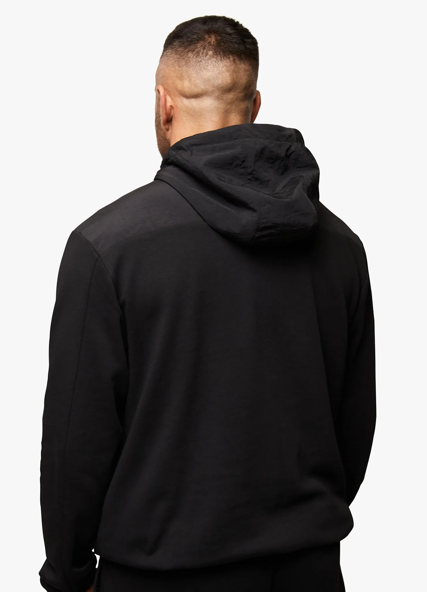 Gym King Eclipse 1/4 Zip Overhead Jacket - Black