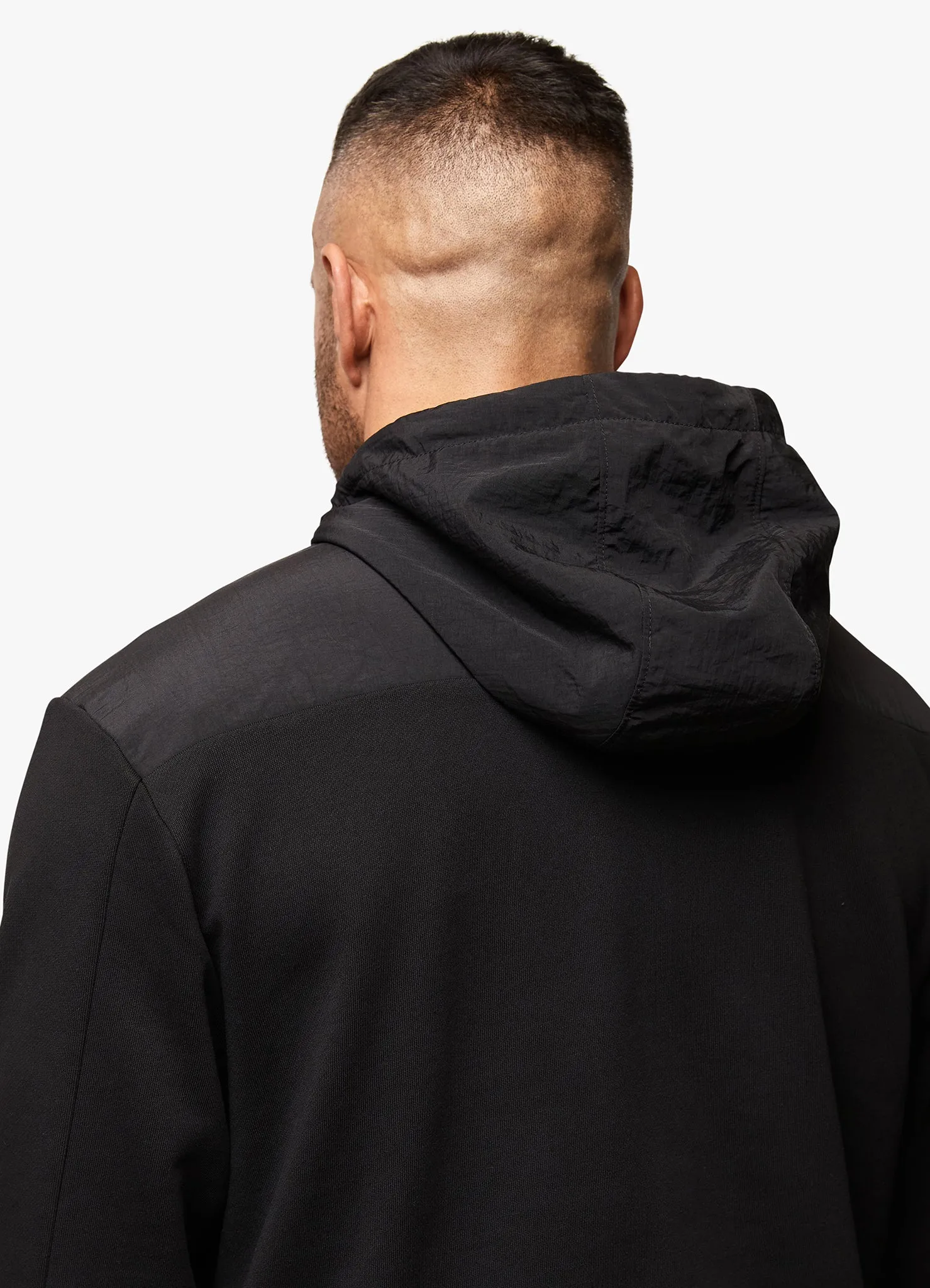 Gym King Eclipse 1/4 Zip Overhead Jacket - Black