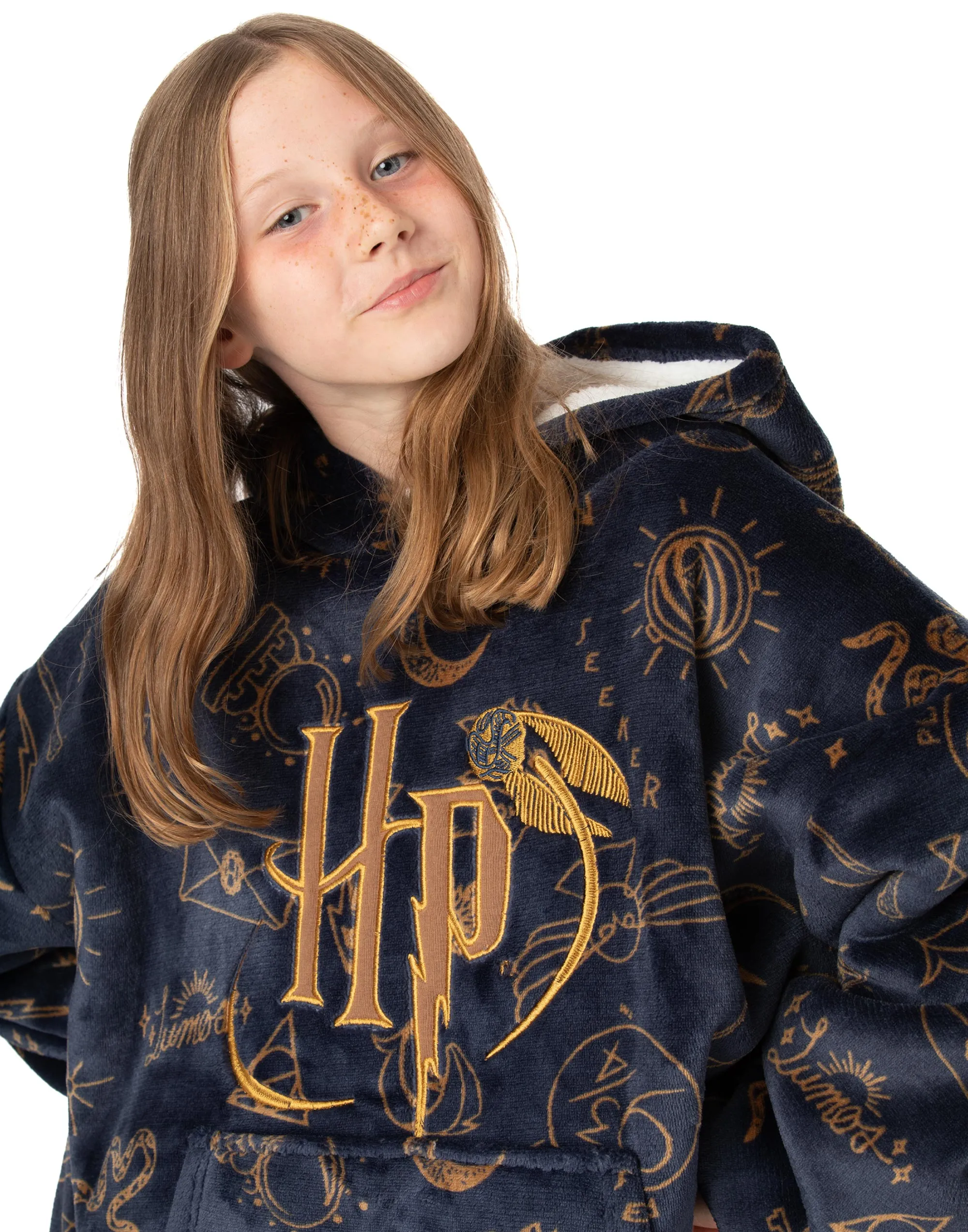 Harry Potter Kids Oversized Blanket Hoodie