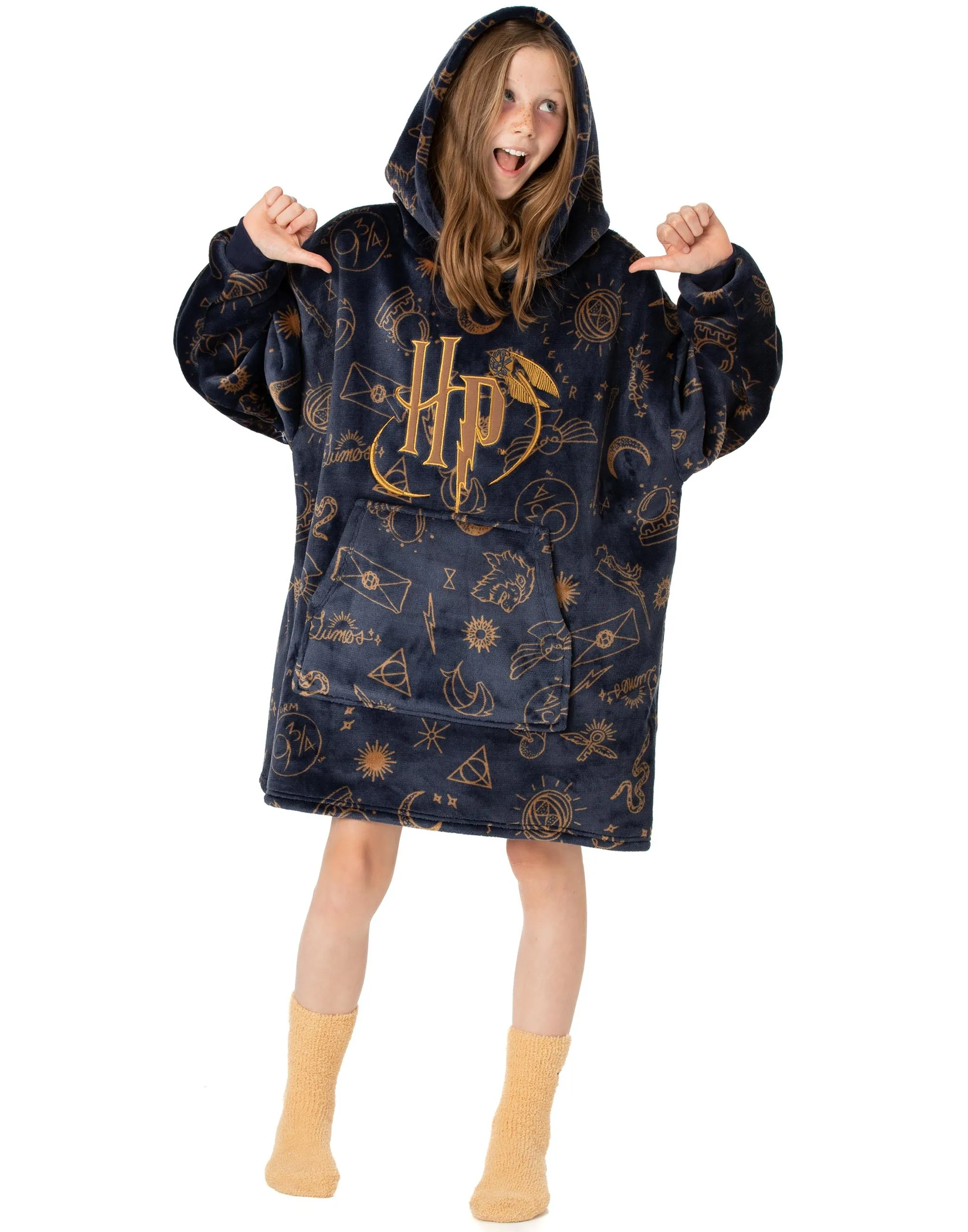 Harry Potter Kids Oversized Blanket Hoodie