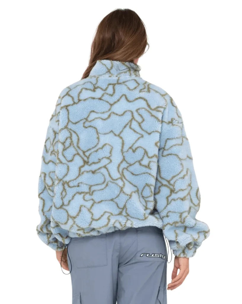 Low Tides Zip Through Sherpa Fleece