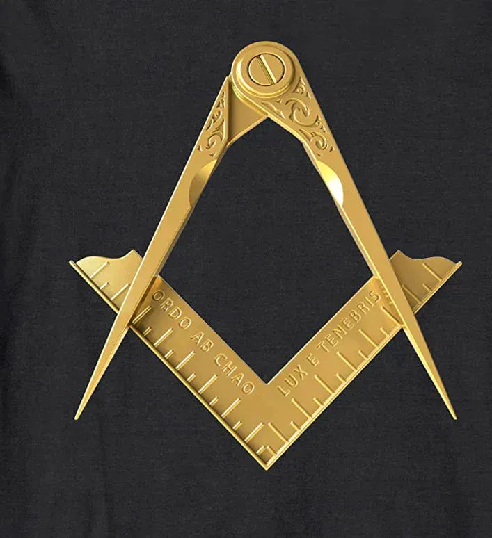 Master Mason Blue Lodge Sweatshirt - Soft Cotton Golden Emblem