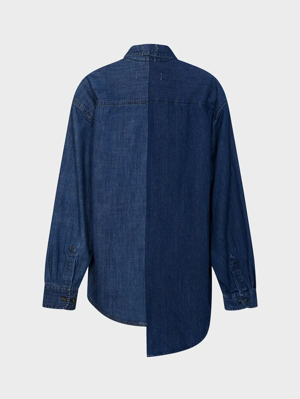 Men's Classic Denim Shirt Dark Blue