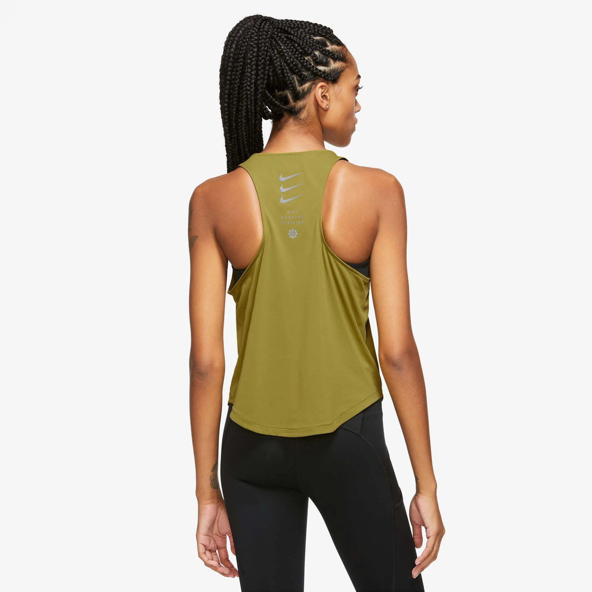 Nike | Women's Dri-FIT ADV Run Division Running Tank Top - Moss