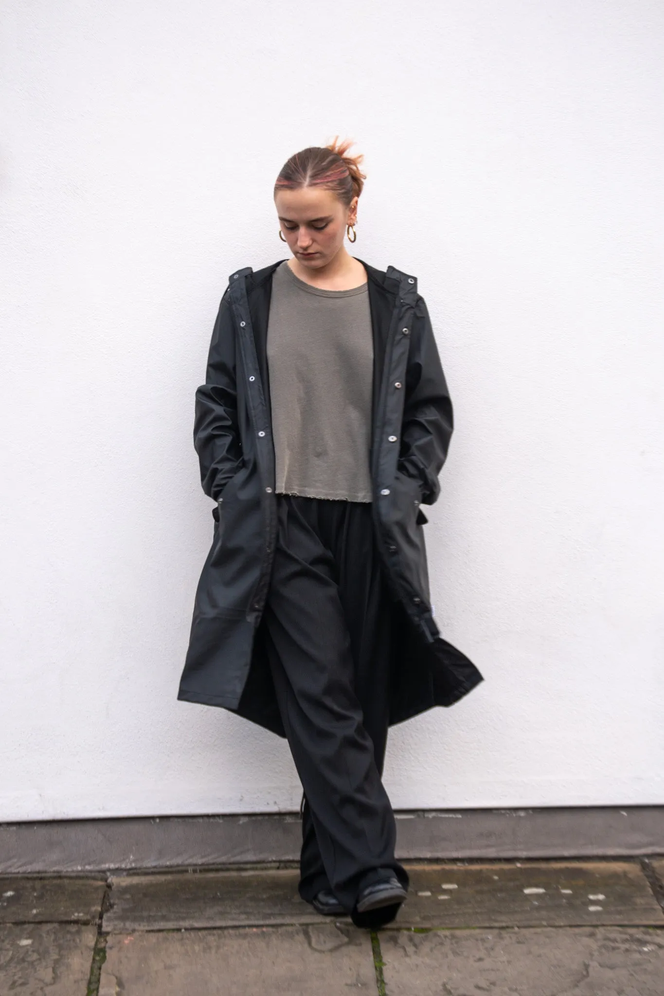 Rains Fishtail Black Parka