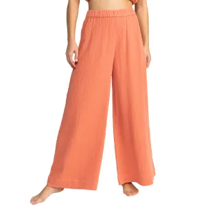 Roxy Women's Golden Tropic Wide Leg Beach Pants