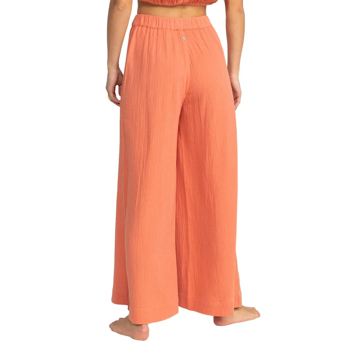 Roxy Women's Golden Tropic Wide Leg Beach Pants