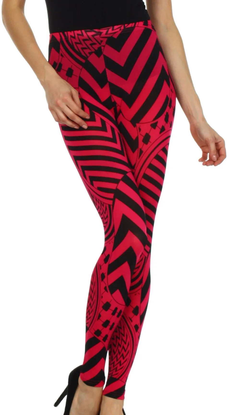 Sakkas Graphic Print Fashion Leggings