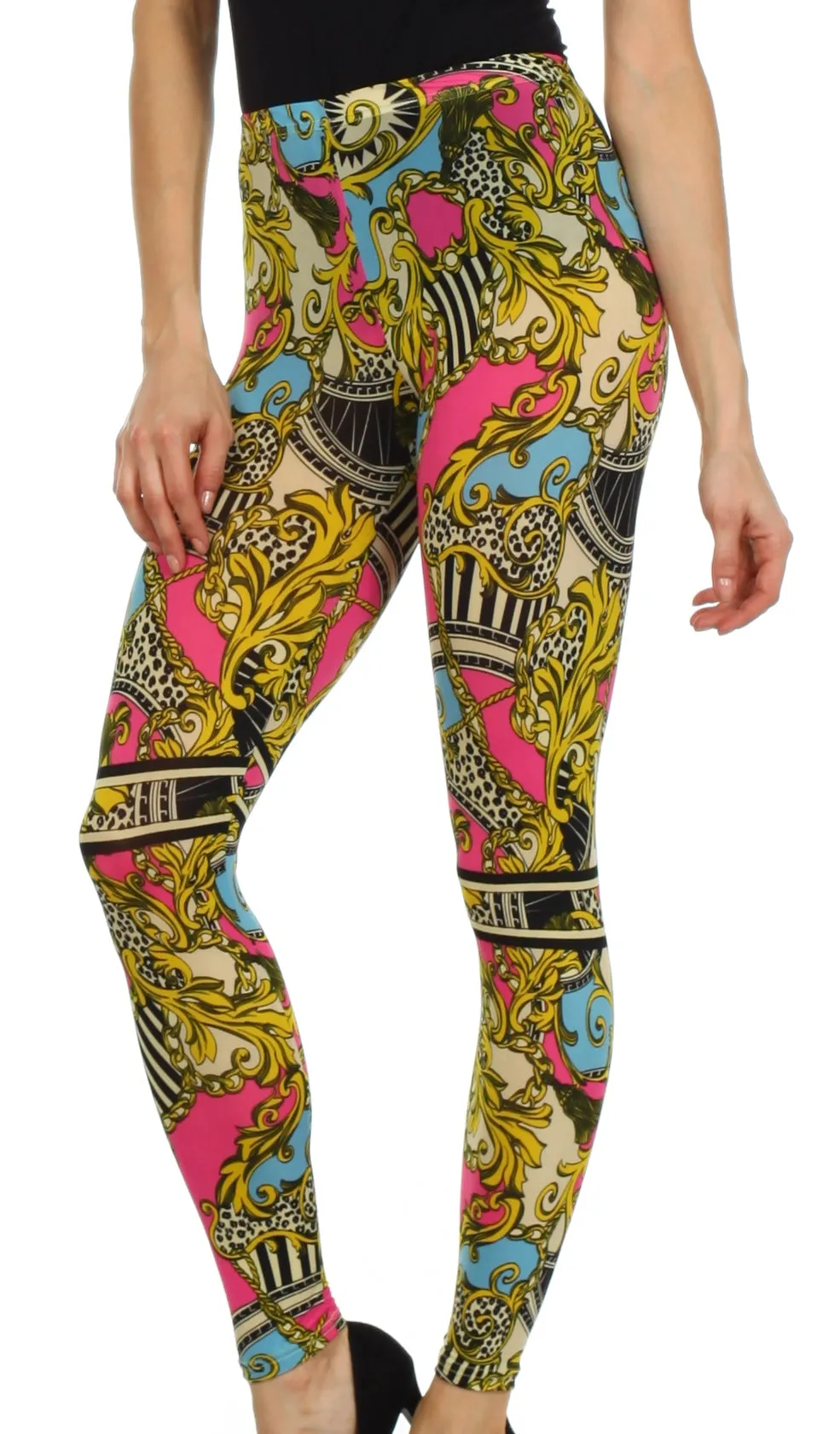 Sakkas Graphic Print Fashion Leggings