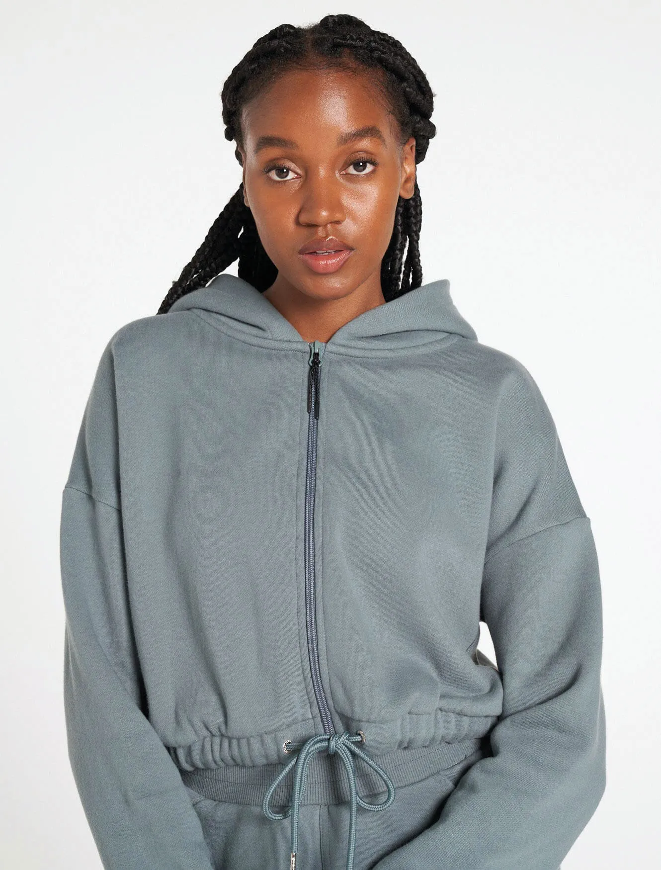 Select Crop Jacket - Teal