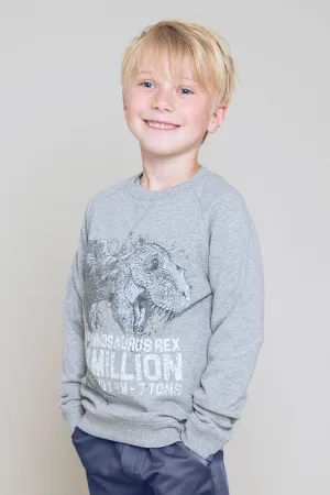 Wheat Dinosaur Kids Sweatshirt