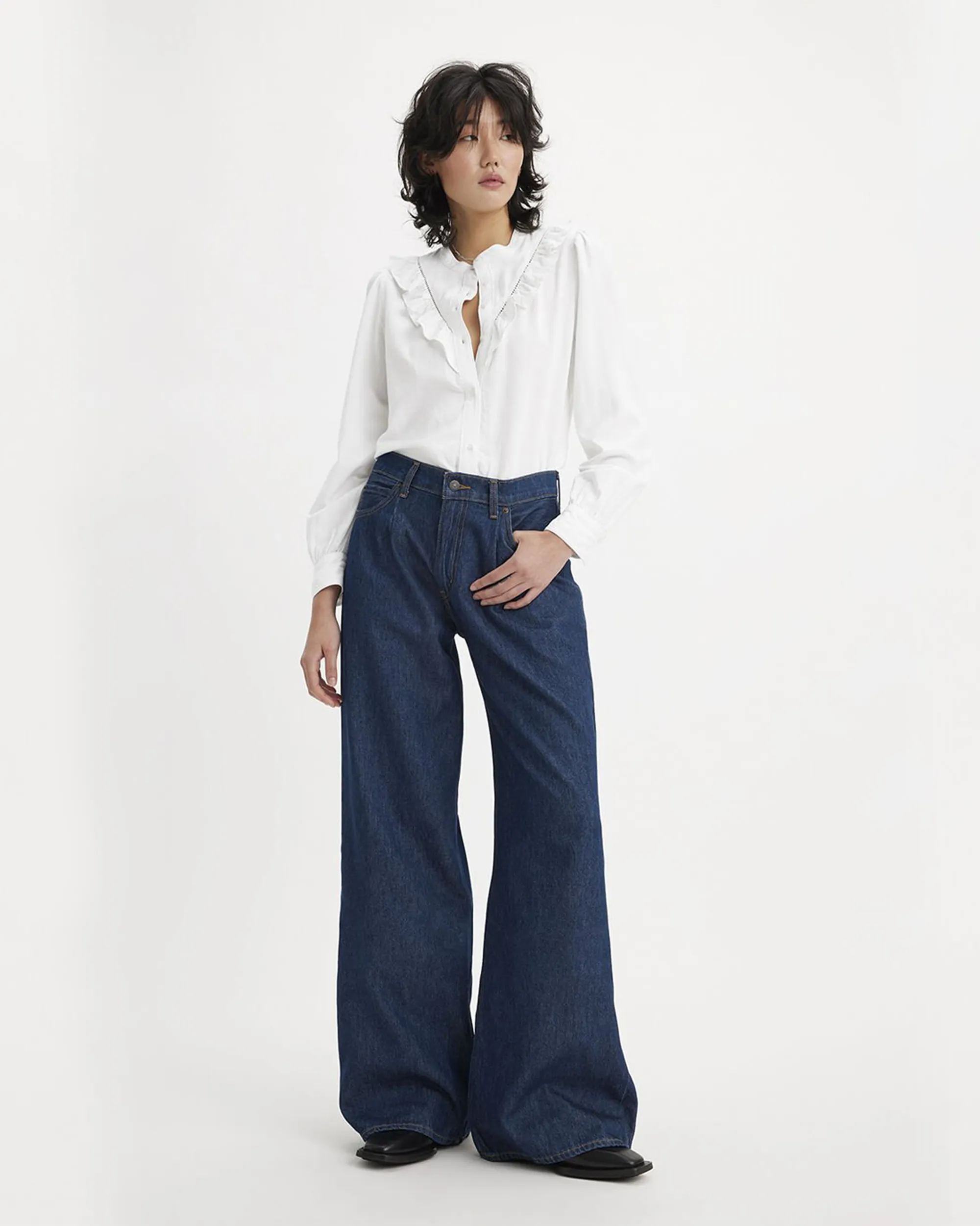 Women's Baggy Dad Wide-Leg - Let's Get Lost Again