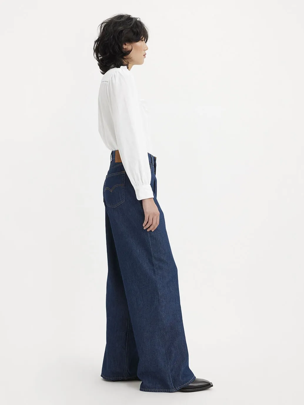 Women's Baggy Dad Wide-Leg - Let's Get Lost Again